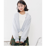 ライニング配色ライトブルゾン