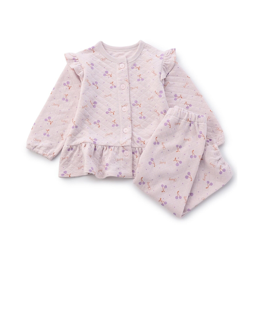 キルト前あきGIRLSパジャマ