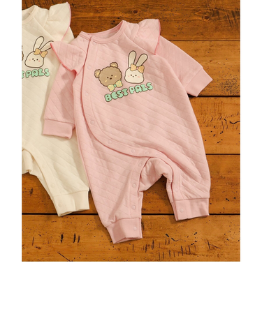 Bpop GIRLSキルトカバーオール