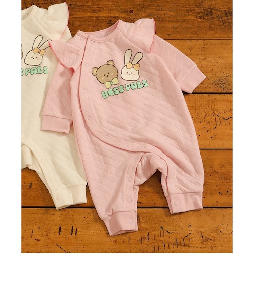 Bpop GIRLSキルトカバーオール