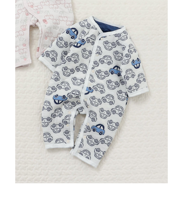 キルトジャガードカバーオール