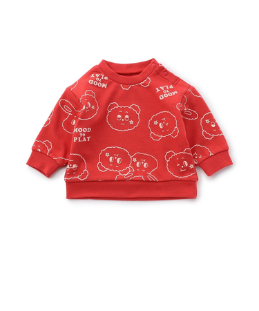 Bpop POP総柄トレーナー