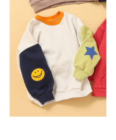 あったかイロイロパッチトレーナー