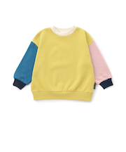 WEB限定  あったか裏起毛無地ボーダートレーナー