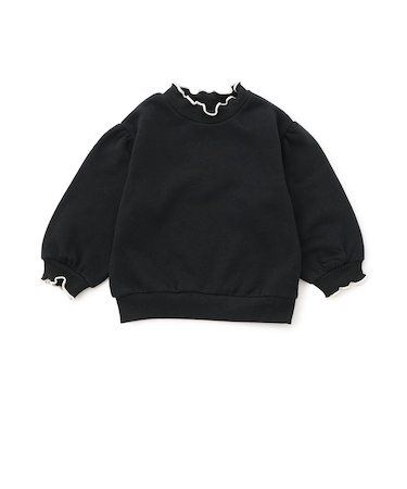 WEB限定  メロウフリル裏起毛トレーナー