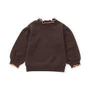 WEB限定  メロウフリル裏起毛トレーナー