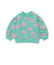 WEB限定  メロウフリル裏起毛トレーナー