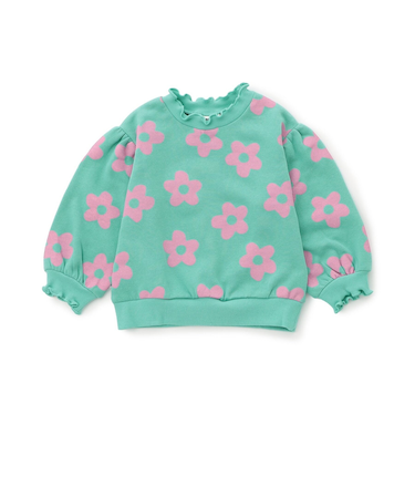 WEB限定  メロウフリル裏起毛トレーナー