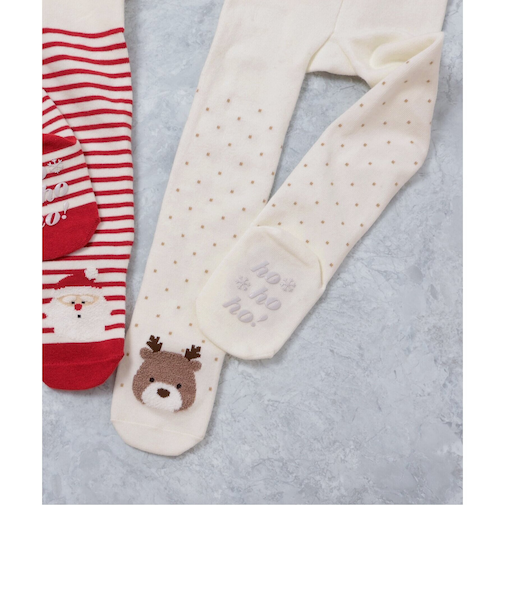 クリスマスモチーフタイツ