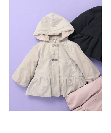 WEB限定 ペプラムリバーシブルアウター