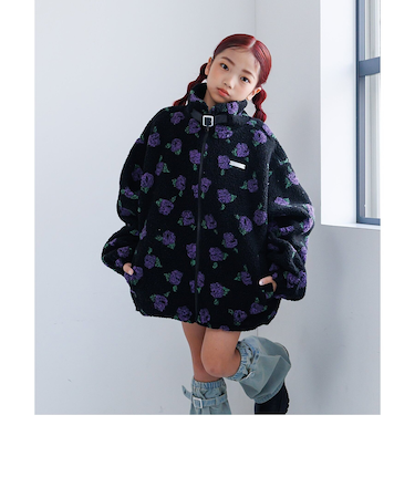 柔らかボアブルゾン