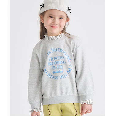 WEB限定 レイヤードロゴトレーナー