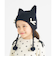 ねこちゃん耳当て付きキャップ