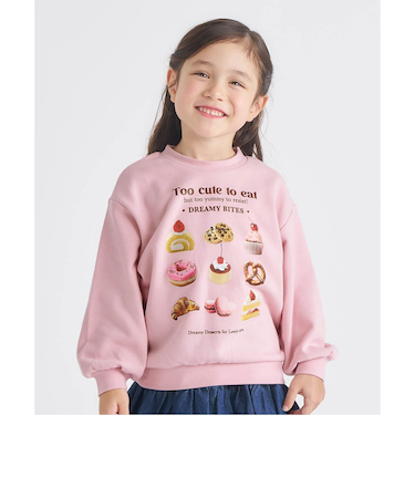 GIRLS転写モチーフトレーナー