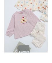 ハート&ケーキモチーフキルトパジャマ