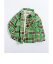 起毛チェックシャツジャケット