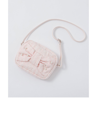 リボンツイードバッグ