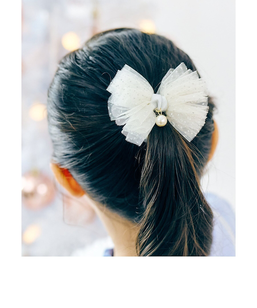 シアーリボンヘアゴム