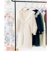 【リンク】ベロアチュールワンピース_アプレレクールマシェリ