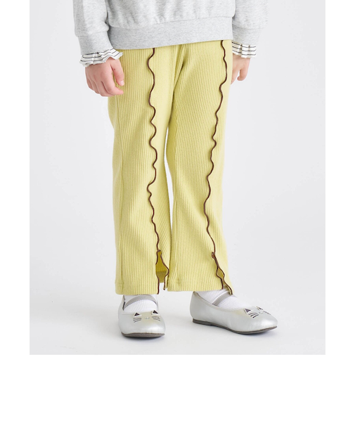 WEB限定 あったかメローフレアレギンス 10分丈