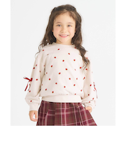 WEB限定 袖リボントレーナー