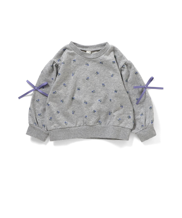 WEB限定 袖リボントレーナー