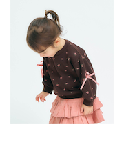 WEB限定 袖リボントレーナー