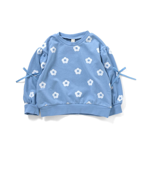 WEB限定 袖リボントレーナー