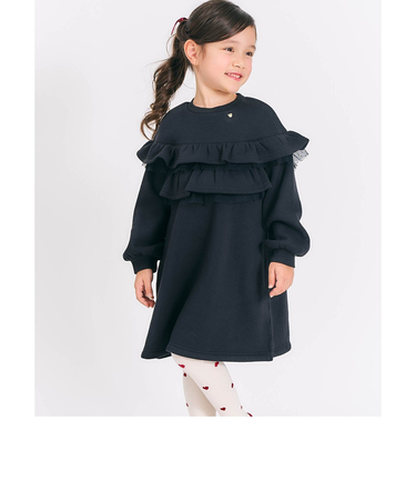 WEB限定 裏シャギーフリルワンピース