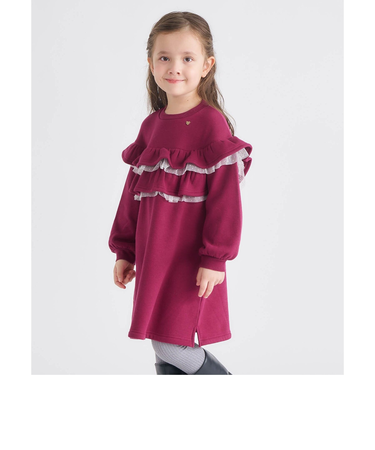 WEB限定 裏シャギーフリルワンピース