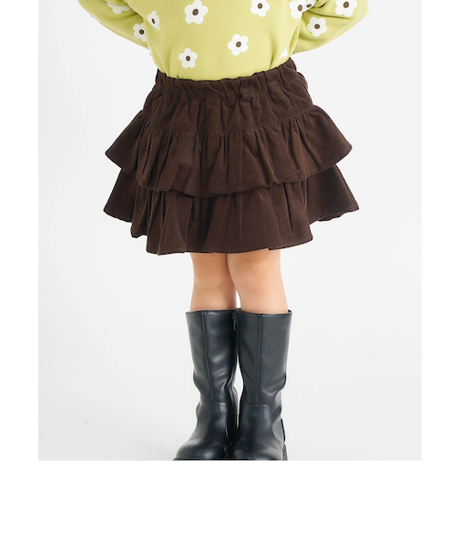 ティアードインパンツ付きスカート