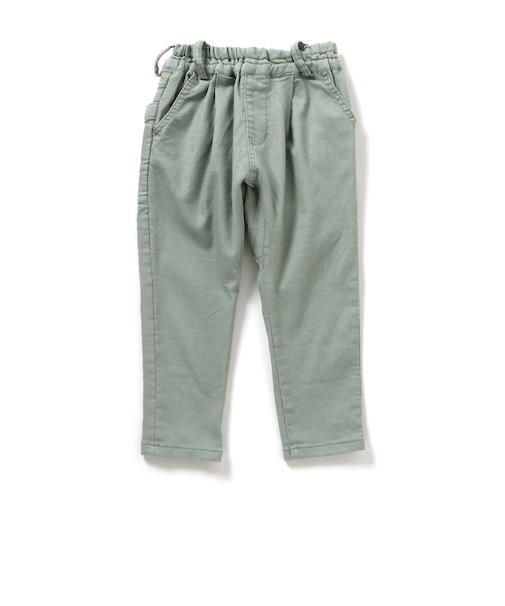 やわらかすぽ軽タックパンツ 10分丈