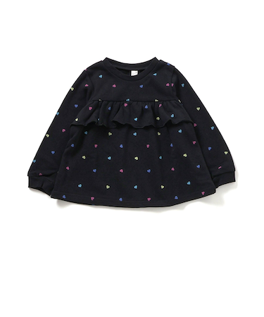 WEB限定 フレアフリルトレーナー