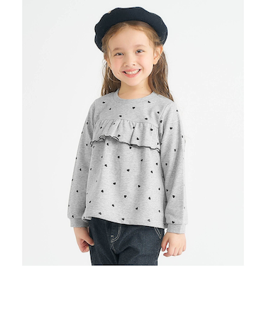 WEB限定 フレアフリルトレーナー