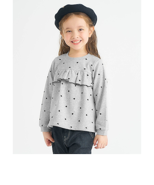 WEB限定 フレアフリルトレーナー