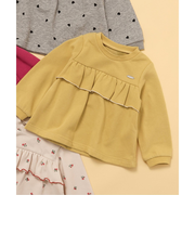 WEB限定 フレアフリルトレーナー