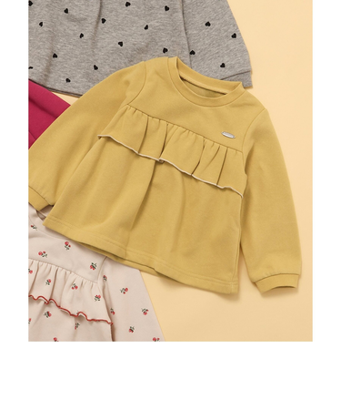 WEB限定 フレアフリルトレーナー