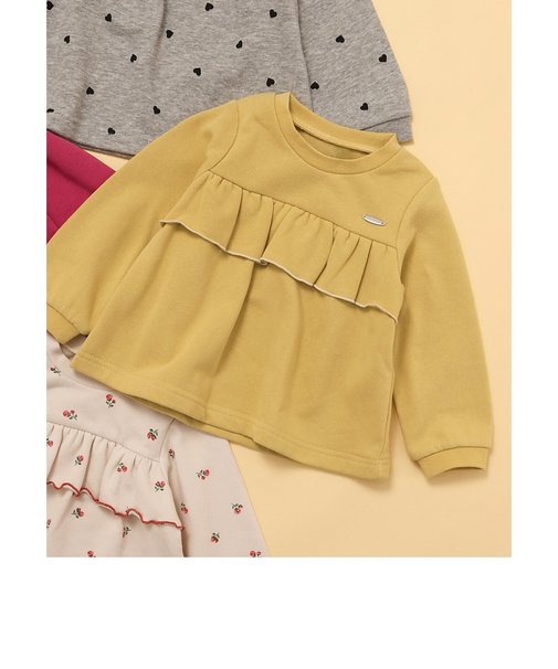 WEB限定 フレアフリルトレーナー