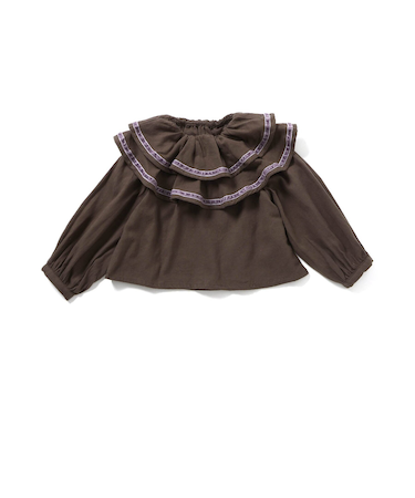 衿フリルトップス