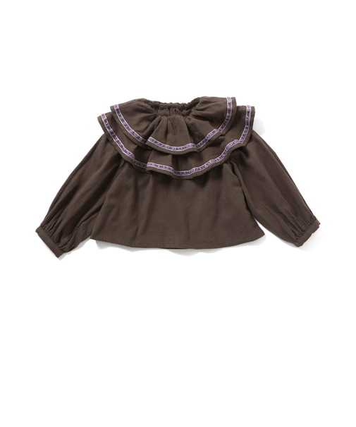 衿フリルトップス