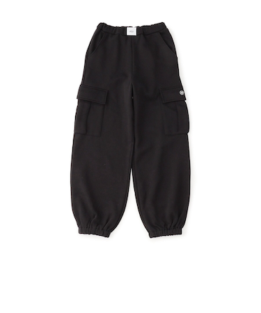 裏起毛フロントネームカーゴパンツ