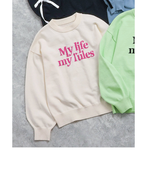 ロゴスムースニット