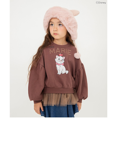 【ディズニー】おしゃれキャット/ペプラムトレーナー