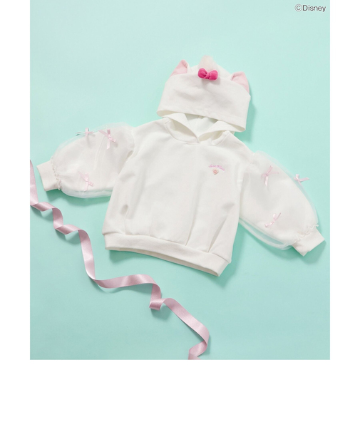 【リンク】【ディズニーキャラクター/マリー】メニーリボンフーディ