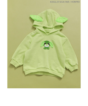 WEB限定 お茶犬フード耳付きパーカー