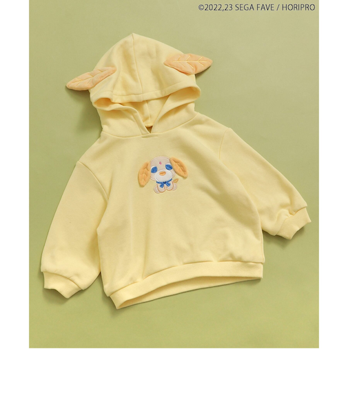 WEB限定 お茶犬フード耳付きパーカー