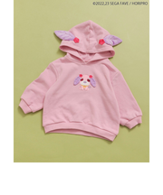 WEB限定 お茶犬フード耳付きパーカー