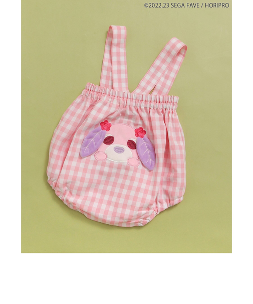 WEB限定 お茶犬サスペンダー付ベビーブルマ