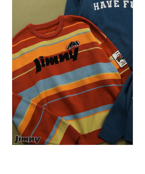【リンク】Jimnyコラボ ジャガードセーター(大人)_マシンウォッシャブル