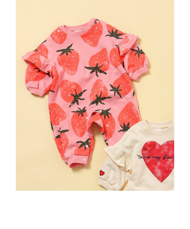 【リンク】GIRLS裏毛カバーオール